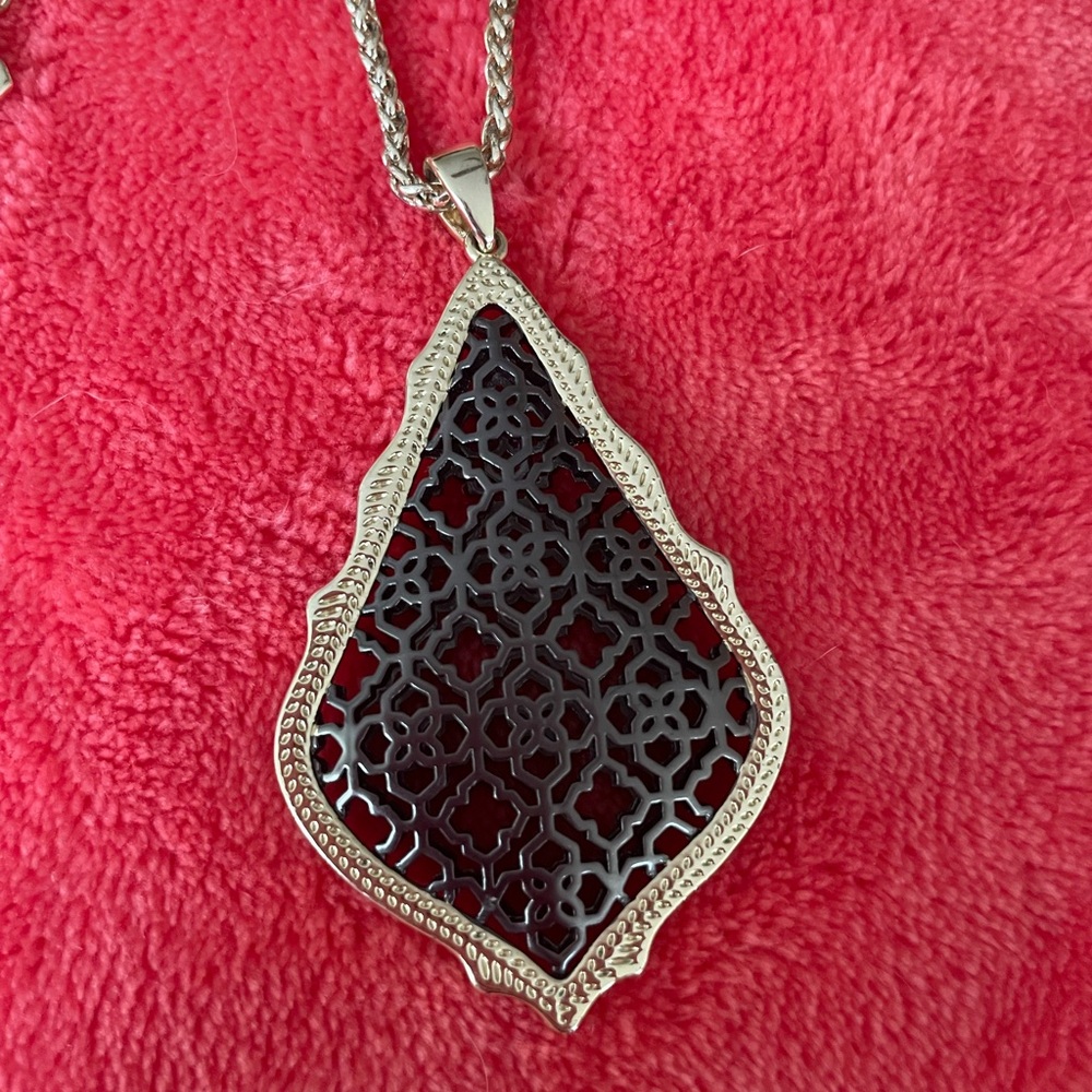 Gold and Gunmetal Kendra Scott Necklace - Picture 2 of 2